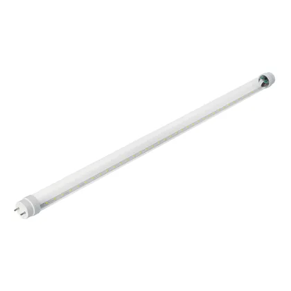 Tubo LED T8 9W G13, 6500K blanca fría, transparente, BASIC