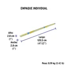 Tubo LED T8 18W G13, 6500K blanca fría, transparente, BASIC 5