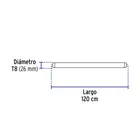 Tubo LED T8 18W G13 6500K blanca fría, transparente, VOLTECK 3
