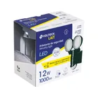 Arbotante LED 12W 4000K con sensor de movimiento, negro 7