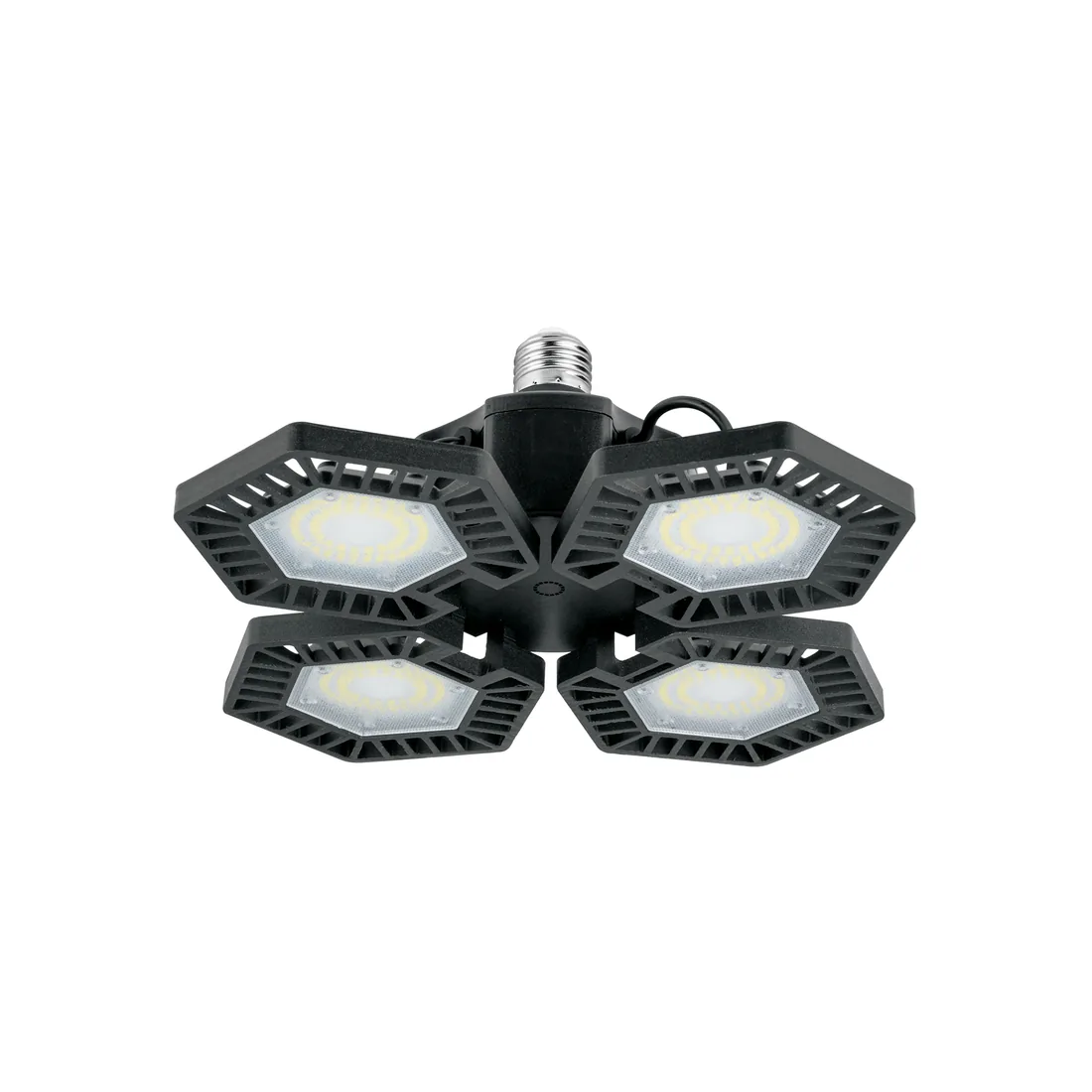 Lámpara LED 100W 6500K con 4 paneles abatibles, VOLTECK