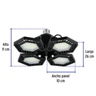 Lámpara LED 100W 6500K con 4 paneles abatibles, VOLTECK 4