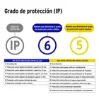 Lámpara LED 100W 6500K con 4 paneles abatibles, VOLTECK 6