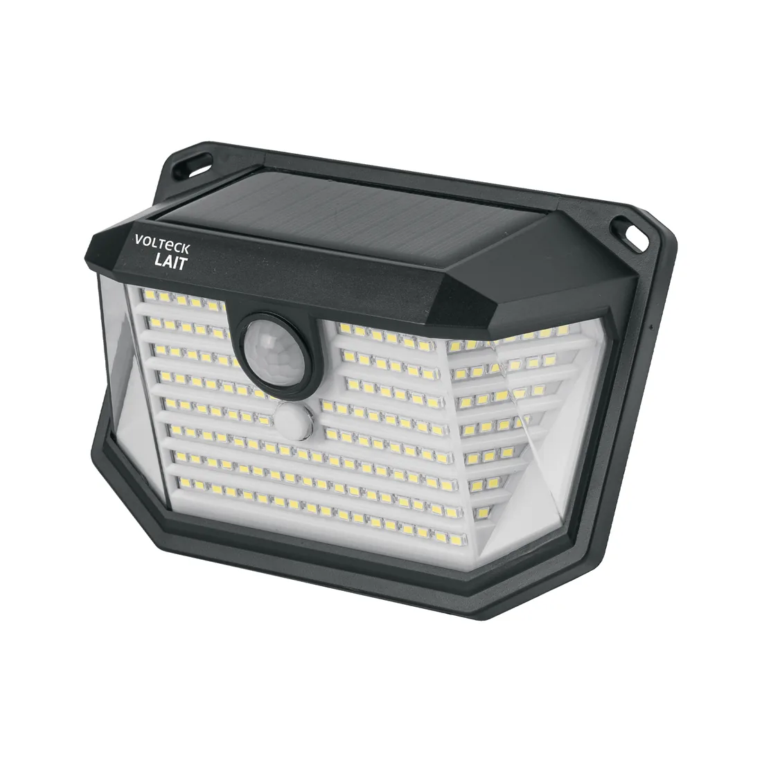 Luminario solar LED 3W 6500K, sensor de movimiento, VOLTECK