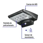 Arbotante solar LED 1.1 W con sensor de movimiento, VOLTECK 3