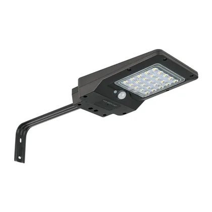 Luminario suburbano solar LED 4 W 6500 K con sensor de luz
