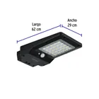 Luminario suburbano solar LED 4 W 6500 K con sensor de luz 3
