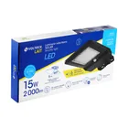 Luminario suburbano solar LED 15 W 6500 K con sensor de luz 8
