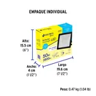 Reflector LED para exteriores 50W 6500K, VOLTECK BASIC 7