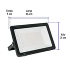 Reflector LED para exteriores 300W 6500K, VOLTECK BASIC 3