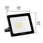 Reflector LED para exteriores 20W 3000K, VOLTECK BASIC 3