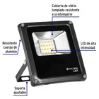 Reflector LED para exteriores 10W 6500K, VOLTECK 3