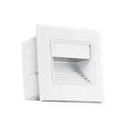 Luminario LED empotrable de cortesía 1W 3000K blanco VOLTECK 1
