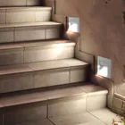 Luminario LED empotrable de cortesía 1W 3000K blanco VOLTECK 4