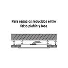 Luminario LED plafón 15W 6500K, ajustable, cuadrado, VOLTECK 4