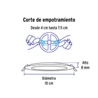 Luminario LED plafón 6W 6500K, ajustable, redondo, VOLTECK 3