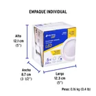 Luminario LED empotrable 5 W 3000 K, redondo, VOLTECK 4