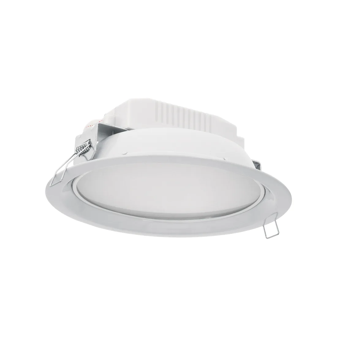 Luminario LED empotrable 12 W 6500 K, redondo, VOLTECK