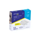 Luminario LED plafón 6W 6500K ultradelgado cuadrado VOLTECK 6