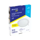 Luminario LED plafón 18W 6500K ultradelgado redondo, VOLTECK 6