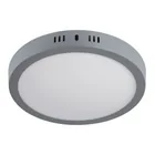 Luminario LED plafón 18W 6500K, redondo, gris, VOLTECK 1