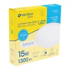 Luminario LED plafón decorativo 15W 6500K, liso, BASIC 5