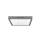 Luminario LED plafón 24W 6500K, cuadrado, gris, VOLTECK 1