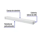 Luminario LED de pared para baño 10W 4000K, barra, VOLTECK 2