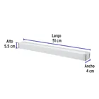 Luminario LED de pared para baño 10W 4000K, barra, VOLTECK 3