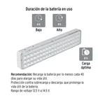Lámpara de emergencia de 60 Leds 300 lm recargable, VOLTECK 5