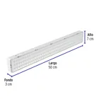 Lámpara de emergencia de 120 Leds 1000 lm recargable VOLTECK 2