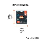 Linterna de minero LED 150 lm, de 3 pilas AAA, TRUPER 8
