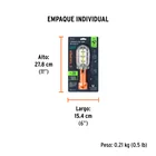 Lámpara LED 280 lm de taller, recargable, TRUPER 7