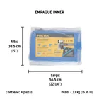 Lona de polietileno 3 x 5 m, azul, 110 g/m2, PRETUL 5