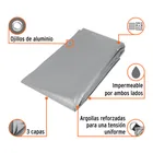 Lona de polietileno reforzada 6 x 6 m, gris, 180g/m2, TRUPER 2
