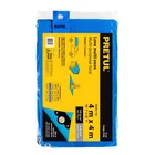 Lona de polietileno 4 x 4 m, azul, 110 g/m2, PRETUL 3