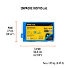 Lona de polietileno 4 x 4 m, azul, 110 g/m2, PRETUL 4