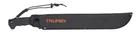 Machete doble filo 14', cacha inyectada, con funda, TRUPER 4