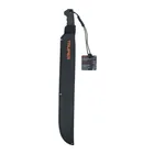 Machete doble filo 18', cacha inyectada, con funda, TRUPER 4