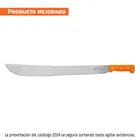 Machete estándar 22' cacha naranja remachada, TRUPER 1