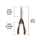 Tijera para poda 49 cm, mangos Comfort Grip, TRUPER 3