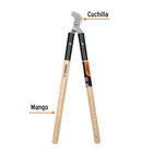 Tijera para ramas 80cm,uso rudo,mgos de madera,TRUPER EXPERT 2