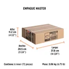 Bolsa con 4 mini abrazaderas sin fin # 6, 1/2 - 3/4', TRUPER 9