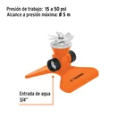Aspersor base metálica, con aspas de aluminio, TRUPER 3