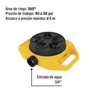 Aspersor plástico 5 funciones, PRETUL 3