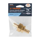 Juego de conectores 1/2' macho/hembra de aluminio, TRUPER 3