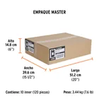 Conector 1/2' macho de ABS con tuerca de ajuste manual 7