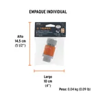 Conector 3/4' rápido de ABS manguera-acc. sistema click 4