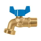 Llave de esfera de latón 1/2' con rosca para manguera, FOSET 1