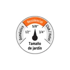 Manguera 5/8' anti-torceduras 6 capas 30m conexiones d/metal 3